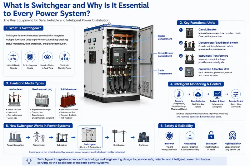 Napa Switchgear minangka Node Kunci ing Sistem Daya Modern?