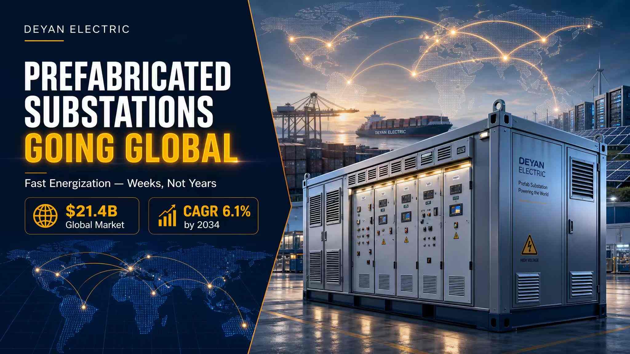 Gardu Prefabrikasi Going Global: Napa Kontraktor EPC Luar Negeri lan Pusat Data AI Balap Nggawe Pesen